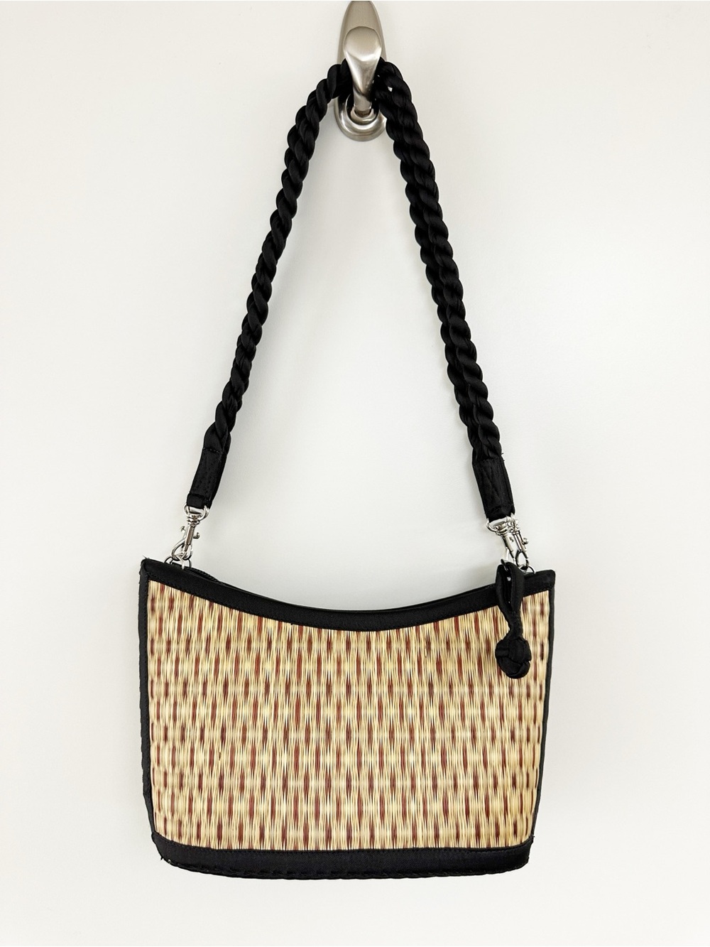 Baskets of Cambodia Woven Purse Shoulder Bag